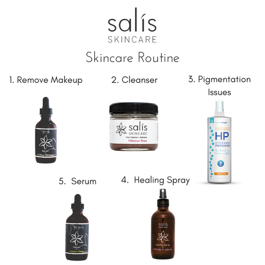 Skincare Routine w/Salís Products